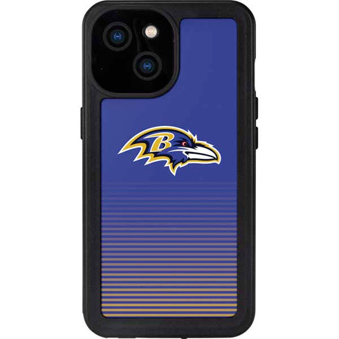 NFL Baltimore Ravens Breakaway iPhone 15 Waterproof Case